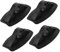 BESPORTBLE 4pcs Kayak Paddle Storage Base Must Have Canoe Accessories Paddle Clip for Kayaking Sturdy Paddle Holder for Inflatable Boat