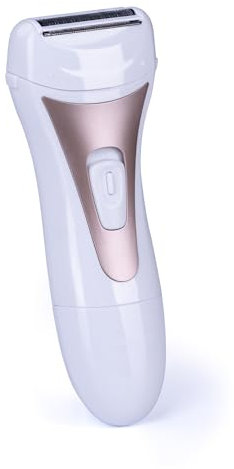Status La Rochelle Ladies Wet and Dry Shaver, Soft and Smooth Shaver for Women, Painless Hair Removal, Arms, Legs, Bikini Trimmer, 2 x AAA Battery Operated (Not Included), White, LAROCHELLE1PKB10