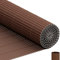 INMOZATA PVC Sichtschutzmatte 100x300cm mit Dreifach Verstärkung Innen, Balkon Sichtschutz Garten Zaun Sichtschutz mit Kabelbindern,Windschutz Wasserdicht ohne Bohren für Balkon Garten Terrasse-Braun