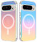 Cover Magnetica per Google Pixel 9/9 Pro Compatibile con MagSafe Ricarica Wireless, Custodia con Effetto Iridescente Protezione Antiurto Graffi Case