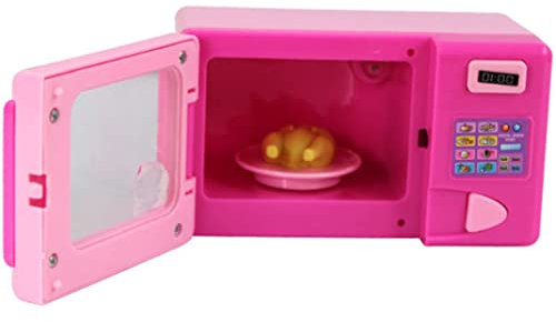 Dollhouse Microwave Mini Miniature Microwave Oven Kitchen Accessories Kids Role Playing Toy #·
