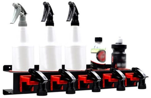 Spray Bottle Storage , Garage Car Wash Tool Rack, Wall Mounted Watering Can Stand, Detail , Spray Bottle Storage Holder, Multifunctional Garage