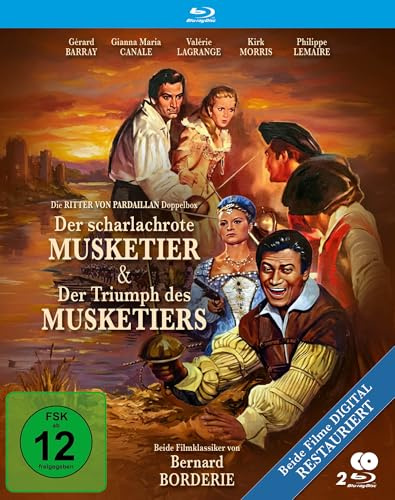 Die Ritter von Pardaillan Doppelbox: 1. Der scharlachrote Musketier (1962) / 2. Der Triumph des Musketiers (1964) (beide Filme restauriert)