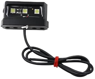 Motorrad Kennzeichenträger Passend für Zontes G1 125 ZT125 ZT125U ZT U 310X ZT310R Hinten Schwanz Ordentlich Kennzeichenhalter Halterung(Extra Light Black)