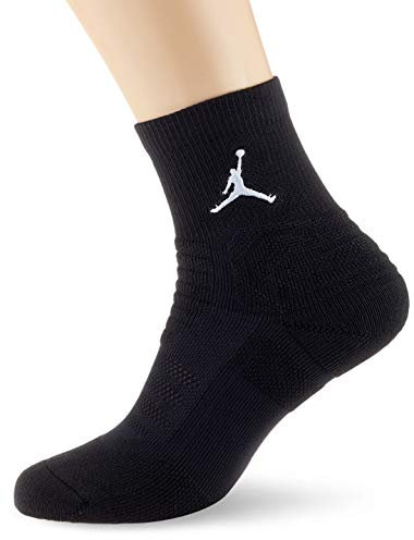 Nike Herren Jordan Ultimate Flight Socken, Schwarz (Black/White), S