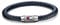 Tommy Hilfiger Jewelry Geflochtenes Lederarmband für Herren Marineblaue Farbe - 2701000