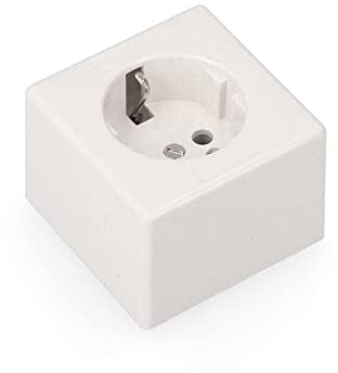 Edp 41201 Basis T/Tl quadratische Oberfläche, 16 A, Weiß