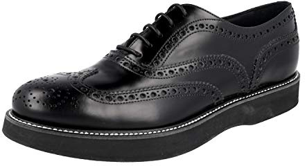 Church's Women's A74021 9SN F0AAB Black Full Brogue Leather Business Shoes UK 8 / EU 41