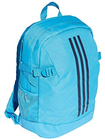 adidas 3-Stripes Power Rucksack M Rucksack, 44 cm, 25 Liter, Shock Cyan/Legend Ink/Legend Ink