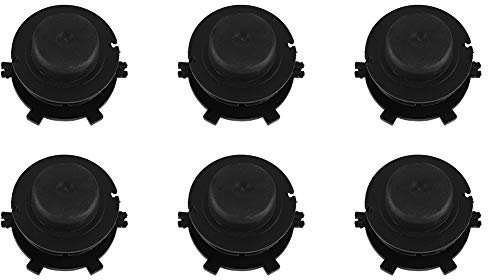Reemplazo de Cubierta de Tapa para Bobinas de Recortadora - Pack de 6 Piezas Compatible con Autocut 25-2, FS44, FS55 y FS80 - Práctico y Duradero para Jardinería Eficiente