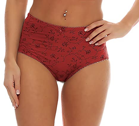2 | 4 | 6 | 8 |Stück modische Microfaser Taillen-Slips Gr. 36/38 - 52/54 | Leichter Shape-Effekt Bikinislips