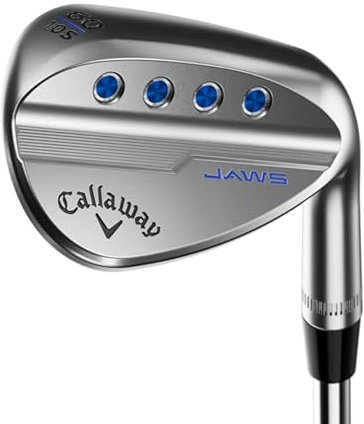 Callaway Golf MD5 Backenkeil (Chrom (2022), 54 Grad (rechte Hand), S Grind, 10* Bounce, Stahlwelle)