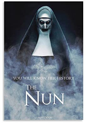 The Nun Vintage Filmposter, Filmposter, individuelles Poster, dekoratives Gemälde, Leinwand, Wandkunst, Wohnzimmer, Poster, Schlafzimmer, 20 x 30 cm