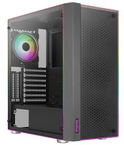 AeroCool Gehäuse Midi Scribble ARGB MicroATX/ATX/Mini-ITX, Black, ACCM-PB28033.11