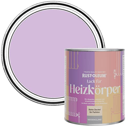 Rust-Oleum Purple Heat Resistant Radiator Paint in Satin Finish - Violet Macaroon 750ml