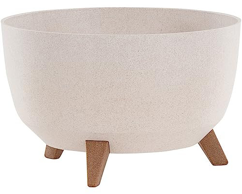 Siena Garden ECO Pflanzgefäß Oslo beige 40 cm