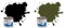 Humbrol AA0360 14ml No. 1 Tinlet Enamel Paint 33 (Black Matt) & AA1688 14ml No. 1 Tinlet Enamel Paint 155, Green (Olive Drab Matt)
