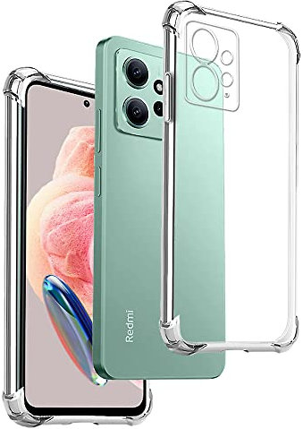 Funda Anti-Shock Gel Transparente para XIAOMI REDMI Note 12 4G, Ultra Fina 0,33mm, Esquinas Reforzadas, Silicona TPU de Alta Resistencia y Flexibilidad