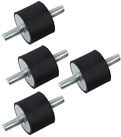 4 Stück M10 Gummilager Stoßdämpfer Anti Vibration Silentblock Dämpfer Auto Boot Spulen M10 40x30