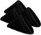 KICHLY Stoffservietten - Packung mit 24 Stück, Wiederverwendbare Stoffservietten, weich und bequem - ideal für Veranstaltungen und den regelmäßigen Gebrauch zu Hause, 100% Polyester (Schwarz, 50x50cm)