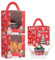 TsunNee 50PCS Christmas Muffin Boxes Individual Cupcake Boxes Cupcake Carrier with Liners, Xmas Treat Boxes Gift Boxes, Christmas Cookies Gift Baking Boxes for Pastries Brownies Donuts Party Supply