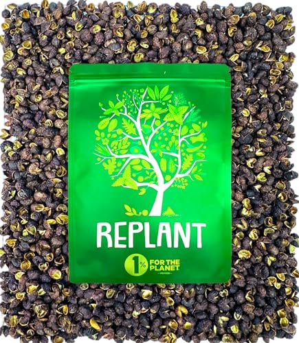 REPLANT - Poivre de Timut 110g - Grand Cru du Népal 2024 - Baie Entière pour Moulin à Poivre - Famille Poivre de Sichuan - Sachet Recharge Moulin FreshZIP