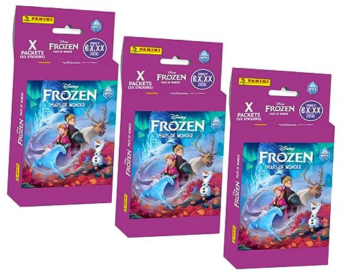 Panini Die Eiskönigin Sticker - Frozen Reise voller Wunder (2023) - 3 Blister Sammelsticker