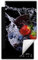 DarHaus Herdabdeckplatte 1 teilig 30x52 cm Küche Herdabdeckung Ceranfeld Herdabdeckplatten Anti Rutsch Matte Aufrollbar, schwarz - wasser Obst
