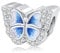 Pandora Charms Schmetterling 925 Sterling Silber Anhänger 5A Zirkonia Schmetterling Charm Anhänger für Armband Europäische Bead Charms Schmuck Geschenke für Damen