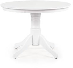 designimpex Design Esstisch rund HG-111 Weiß Esszimmer, Farbe:Weiß