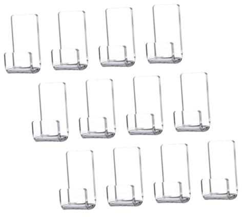 MUSISALY 12stücke Vinyl-wandhalterung Schallplattenständer Schallplattenhalter Bilderrahmenregal Schallplatten-aufbewahrungsregal Wandaufhänger Schallplattenstütze Album Halter