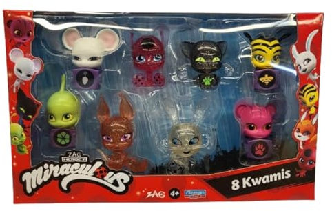 Miraculous Ladybug & Cat Noir Kwami 8 PS Box Figuren
