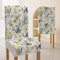 Stuhlhussen 2er Set Lila Blumen Stretch Stuhlbezug,Abnehmbare Waschbar Stuhlhussen Schwingstühle, Hussen Für Stühle,Spandex Stuhlbezüge ​Für Hotel, Küche