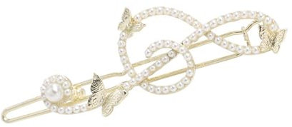 Pince à cheveux en forme de note de musique - Pince à cheveux pour femme - Style coréen des années 2000