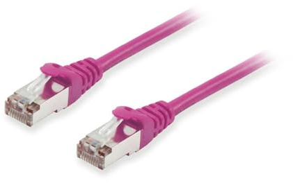 Equip Netzwerkkabel Cat6A S/FTP, 2x RJ45 Stecker, 1,00m, Lila