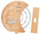 COOPHYA Mond Kalender, Kalender, Ornament, Kreativer Holzkalender, Mondkalender, Schreibtischblockkalender, Schreibtischkalender, Drehkalender, Büro Schreibtischkalender