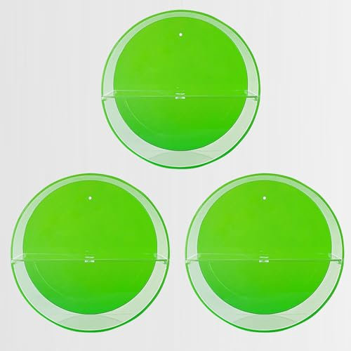 3 Pcs Acrylic Toy Dispenser for Wall Mounted Wall Toy nizer for Kids Hanging Storage Display Acrylic Wall nizer Clear Storage Bin for Nursery Playroom Cars Blocks Trains(Green)