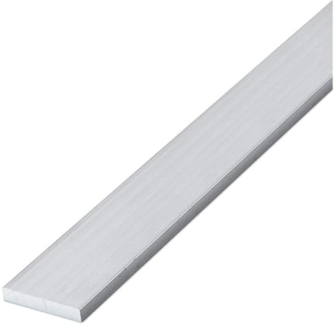 Profilo Piatto in Alluminio, Striscia di Alluminio Piatta, 1 M di Lunghezza-20 * 8 Mm, 100 * 5mm*1m