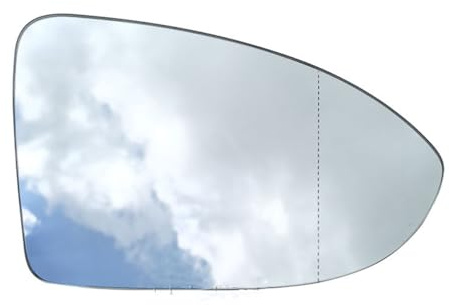 Seitenspiegelglas für Golf 7 2013-2020 Heated, Linkes Und Rechtes Beheiztes Rückspiegelglas Klar Rückansicht Seiten Spiegel Glas,Right