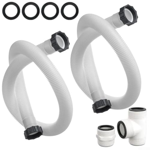 Bebykilemi Poolfilterschlauch-Adapter-Anschluss für und für Coleman Aufstellpools mit 1,3 cm Durchmesser, geteiltem Gelenk und T-Splitter-Anschluss