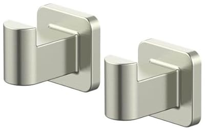 Lenz Handtuchhaken VENT in Nickel – 2er Set, Vielseitig einsetzbar