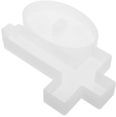 TOPBATHY Large Cross Shape Silicone Mold Base for DIY Candle Making and Epoxy Resin Crafts, Retro Plaster Casting Mould for Aromatherapy Decor and Cement Ornaments
