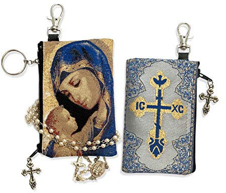 Star Of David 2 Sided Fall Gobelin Tasche Geldb rse Blau Gold 5 1/5,1 cm