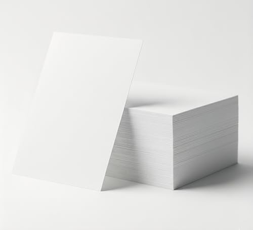 20 x 9 x 9 Smooth White Cardstock Sheets 300gsm (fits Ribba Frame) AM865 | Picture frame backing card, square sheets
