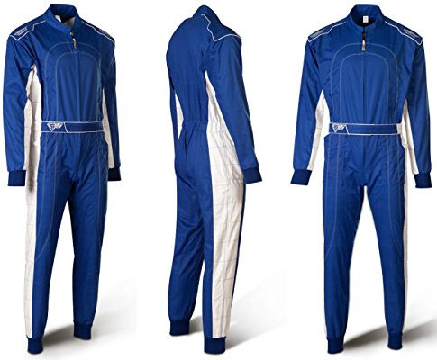 Speed Kartoverall Blau/weiß - Denver HS-2 Modell 2018 Racewear (150)