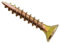 Spectre Advanced Lot de 200 vis à bois multi-usages Jaune zinc passivé 3 x 12 mm