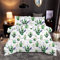 Elegant 135x200cm Blau Bettbezug Set mit Kissenbezug 3D Kaktus Luxus 3 Stücke Bettwäsche Set mit Reißverschluss (Kaktus 2, 135x200cm für 1.2M Bett)