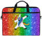 WowPrint Laptop Sleeve, Funny Unicorn Laptop Case Shoulder Strap with Handle Portable Notebook Computer Bag for 13 13.3 14 15 inch