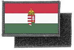 Aufnäher patch aufbügler gedruckt flagge fahne ungarn r2