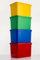 Take Away Supplies LTD Packpack 4 litre Rectangular Ice Cream container/Food Storage container (20) GREEN,BLUE,RED,YELLOW.Food Hygiene colour coded.